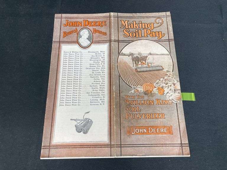 John Deere Brillion Soil Pulverizer Sales Literature