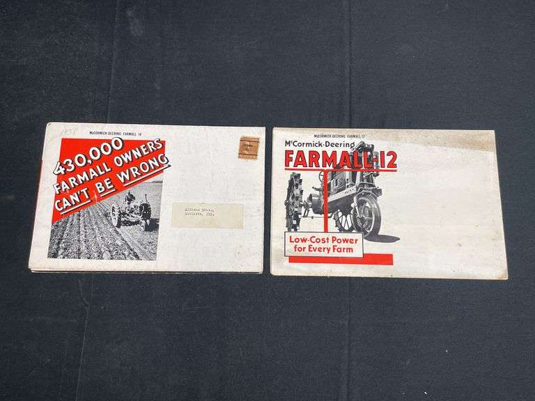 (2) Farmall Tractor Sales Literature image