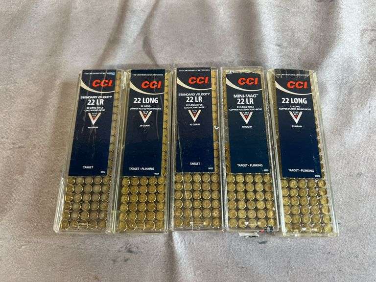 4 Boxes/400 Rounds CCI .22 Long & .22 LR image