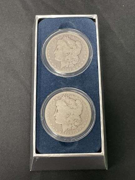 (2) 1881 Morgan Dollars