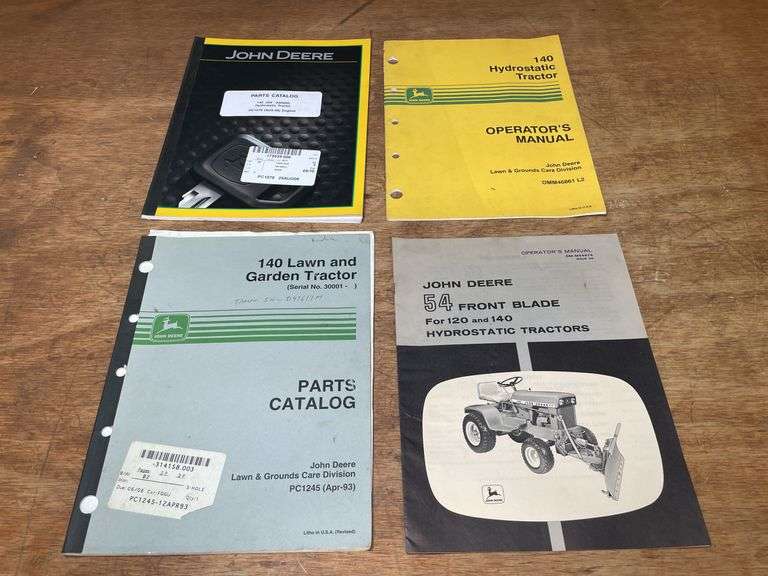 (4) John Deere L&G Manuals image
