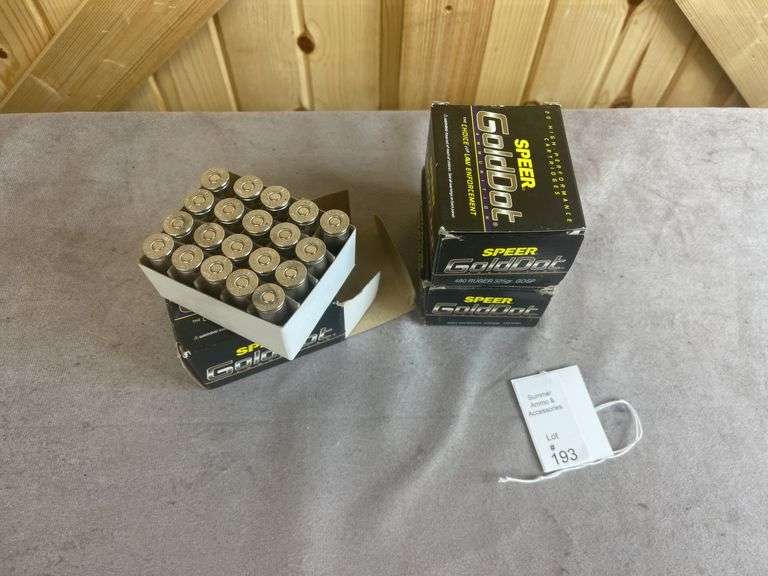 3 Boxes Speer Gold Dot 325 Gr. GDSP .480 Ruger