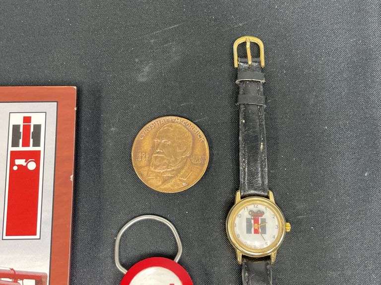(4) IH Watch, Coin, Key Ring, Medallion