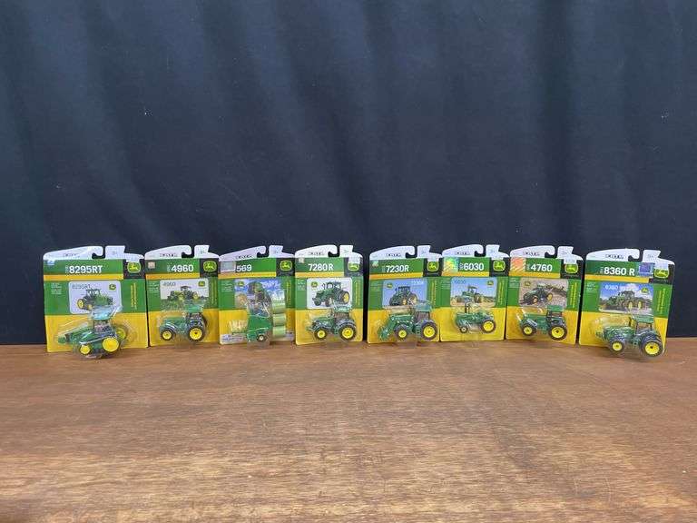 (8) 1/64 John Deere NIB Ertl image