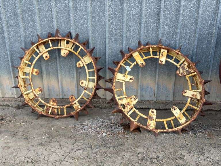(2) Skeleton Steel Wheels image