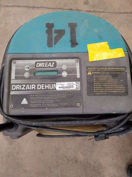 Dri-Eaz DrizAir 1200 Dehumidifier..Model:F203-SM..Total Hrs:4981.2