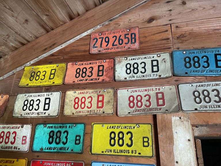 23 License Plates