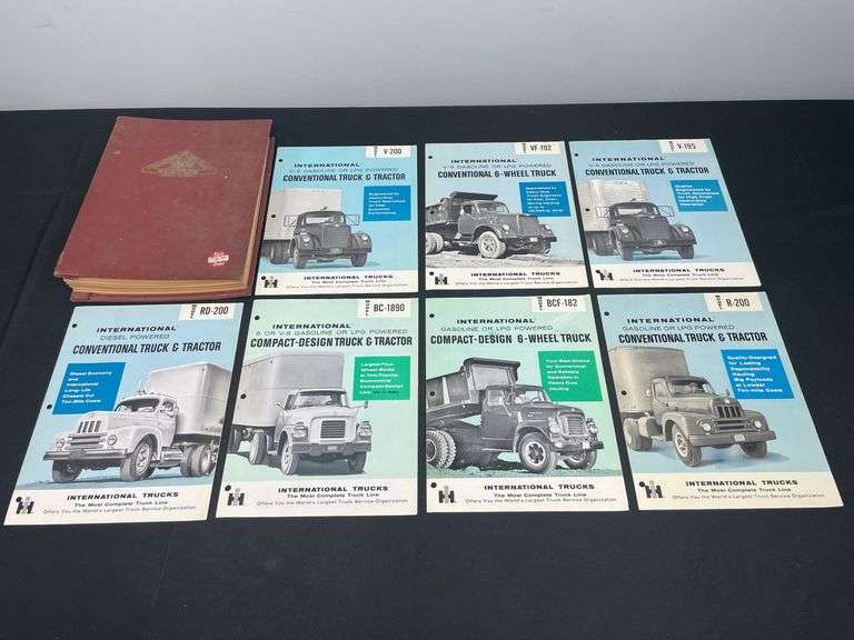 (8) International Truck Sales Literature + Training Manual image