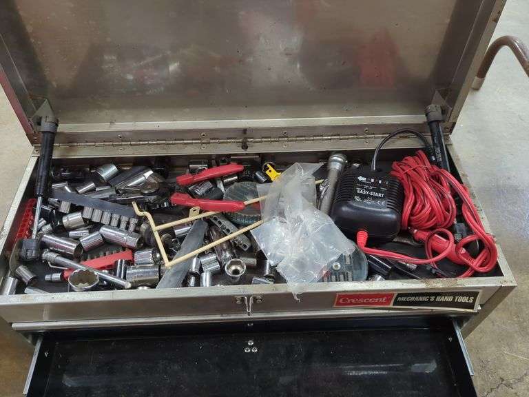 Crescent Mechanics Hand Tools Tool Box with Contents