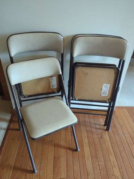 (4) Costco Cushioned Folding Chairs image