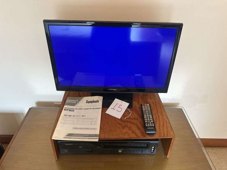 2017 Samsung TV and Symphonic Cassette Recorder & DVD/CD player image