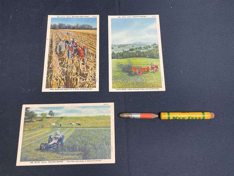 (4) New Idea Bullet Pencil + Postcards image