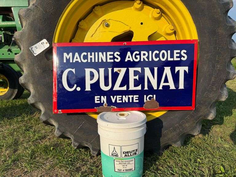 French Puzenat Agricultural Machines sign image