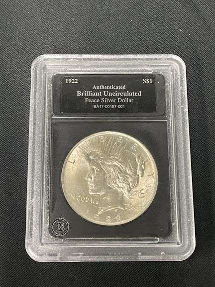 1922 Peace Dollar image