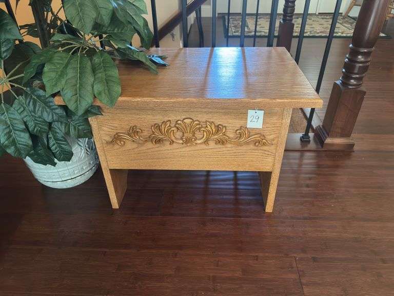 Small Decorative Wooden Bench image