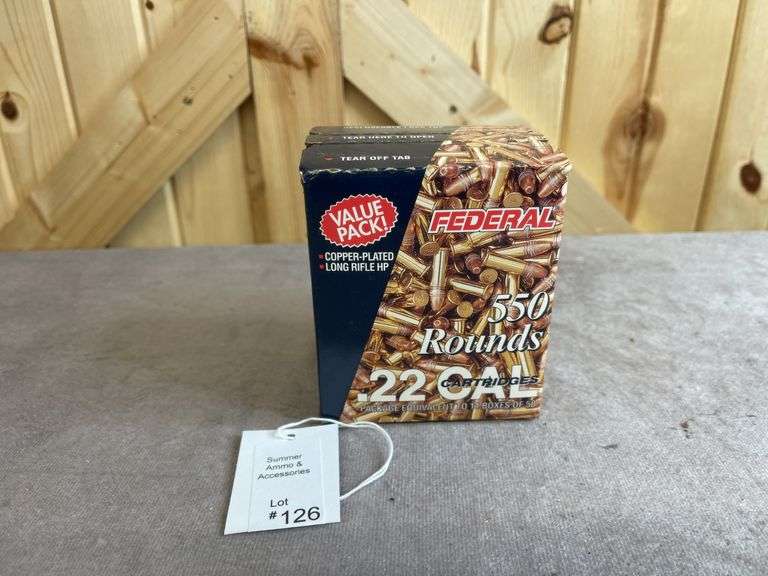 550 Rounds Federal .22 LR HP image