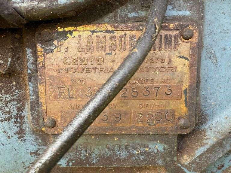 Lamborghini 3-cylinder 2200hrs