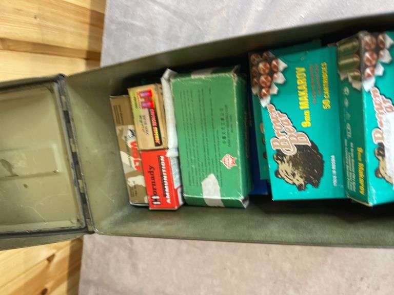 14 Boxes Silver Bear & Brown Bear, Hornady & Wolf  9mm Makarov  & Misc