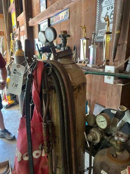 Oxygen and Acetylene  tanks