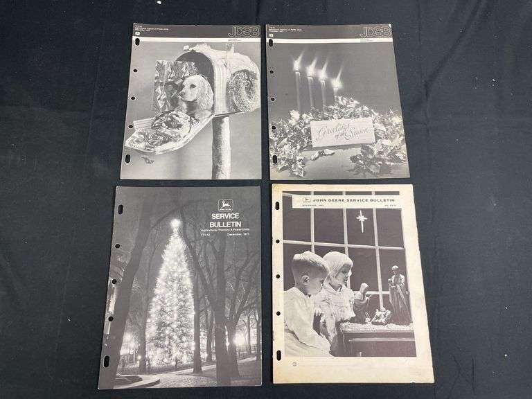 (4) John Deere Service Bulletins - Christmas image