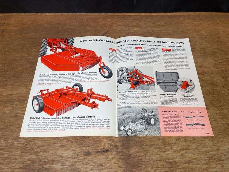 Allis Chalmers Sales Literature