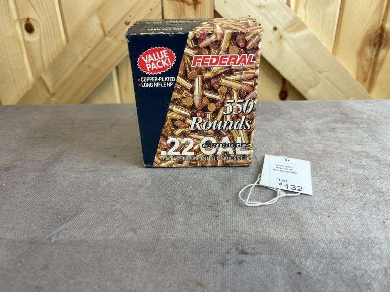 550 Rounds Federal 36 Gr. HP .22 LR image