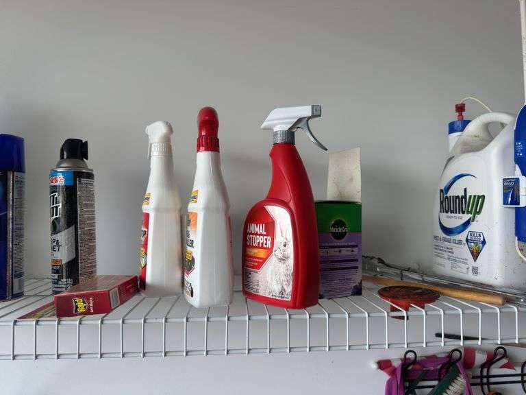 Shelf of Lawn & Bug Sprays