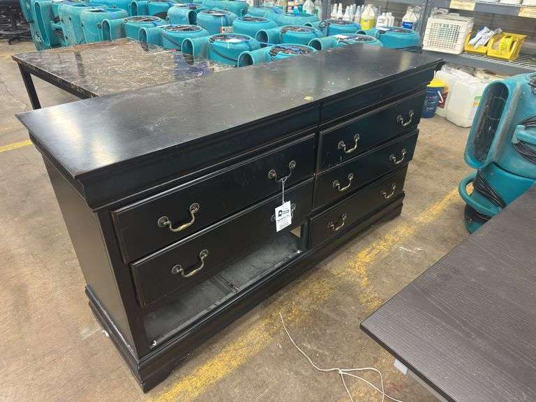 Black Wood Dresser image