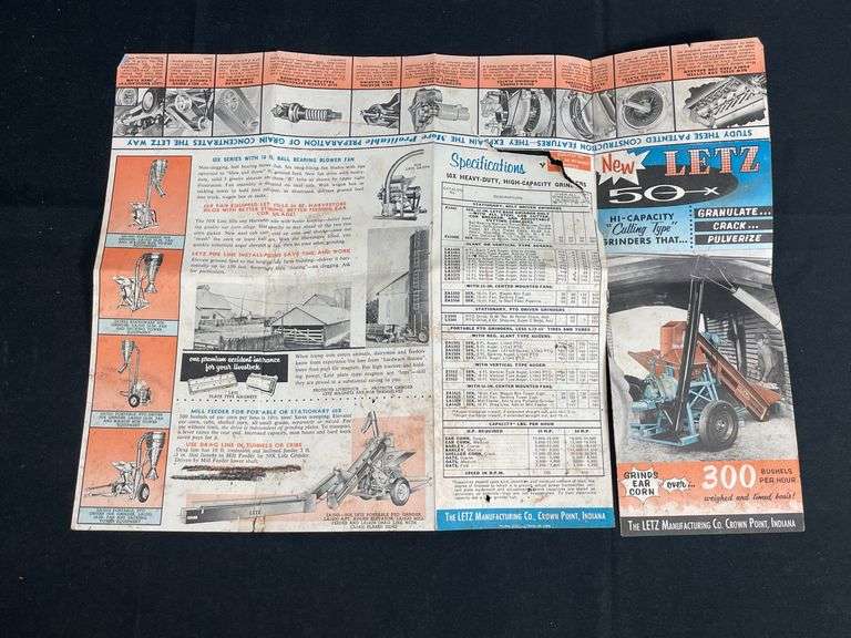 Letz Feed Grinder Literature