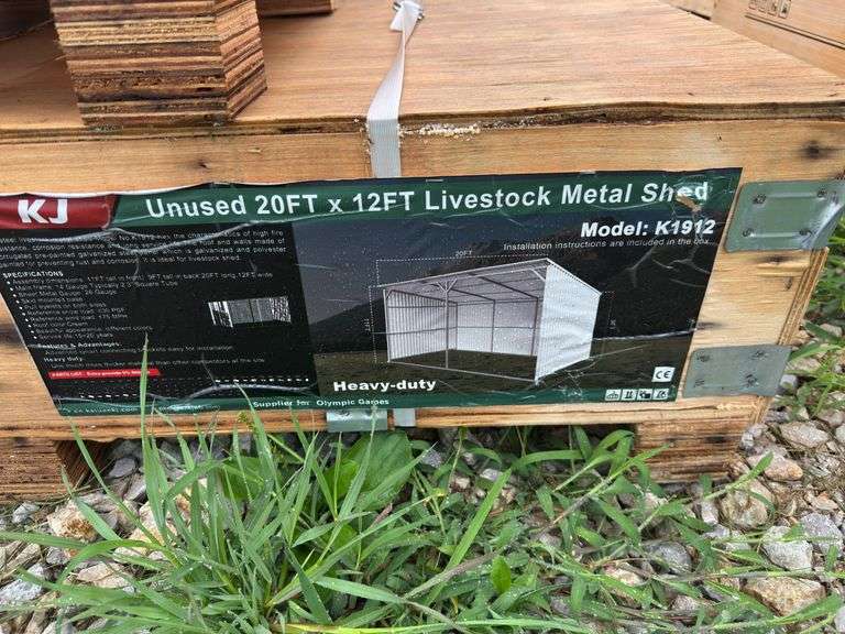 20 X 12 Ft Livestock Metal Shed image