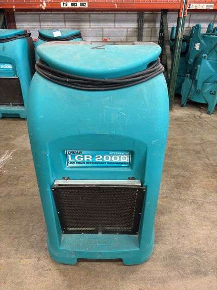 DRIZAIR LGR 2000 Low Grain Refrigerant Dehumidifier…Model: F232-SM…HRS: 3194.4 image