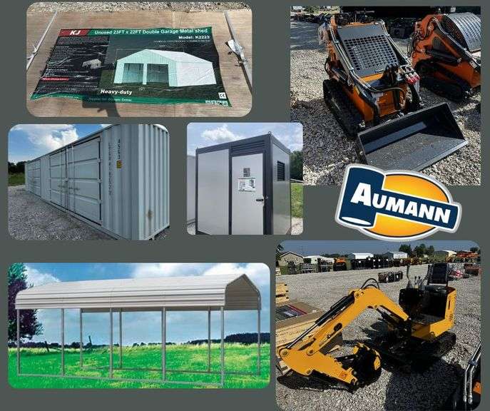 Summer Excavators, Mini-Skid Steers, Containers and more