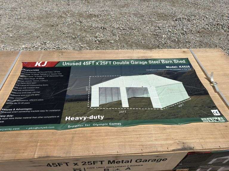 45 X 25FT Metal Garage image