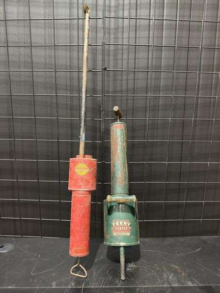 Two agricultural dusters  “Dust King” and “Feeny Duster” image