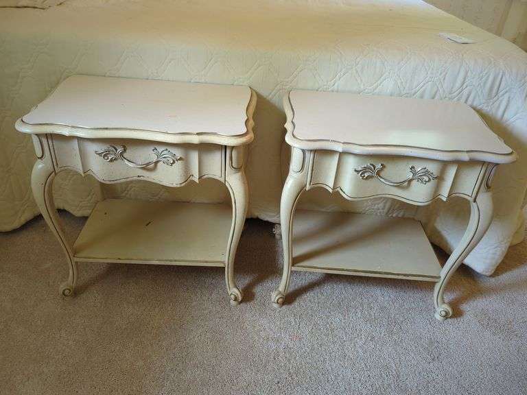 (2) Bed Side Tables - 24" x 24" x 16"