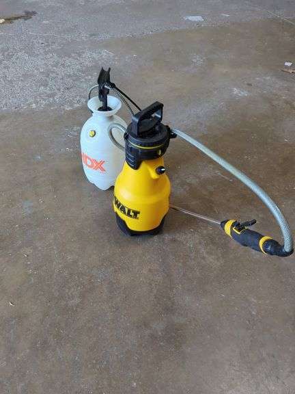(2) Sprayers - DeWalt and HDX