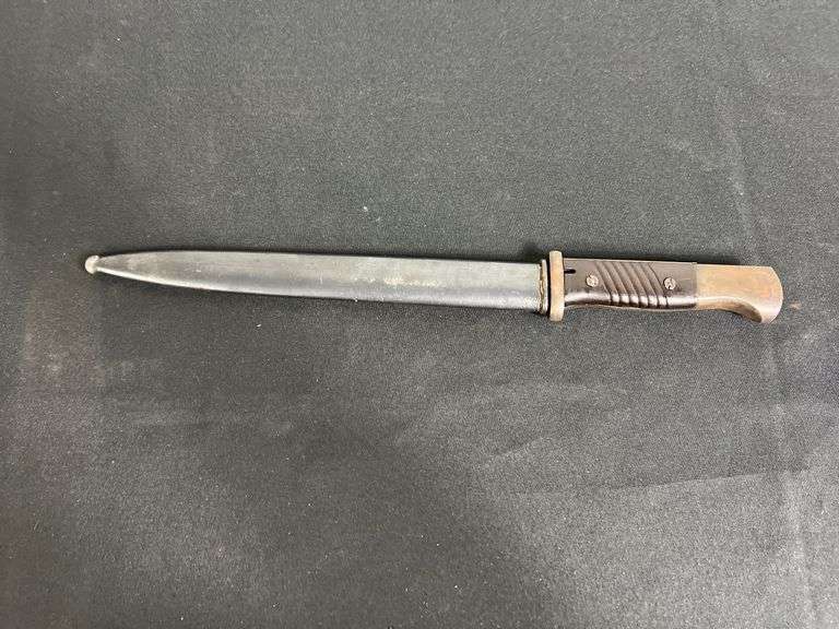 43asw German M1884/98 3rd Version Bayonet w/Steel Scabbard image