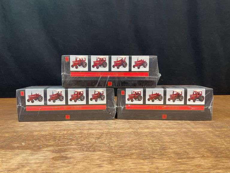 (3) 1/64 IH 66 Series Tractor Sets NIB Ertl image