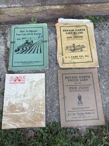 Case Operator Manuals and Parts Books image