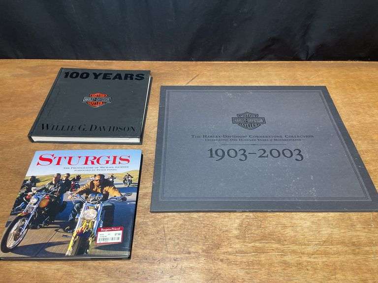 (3) Harley-Davidson Literature + Books image