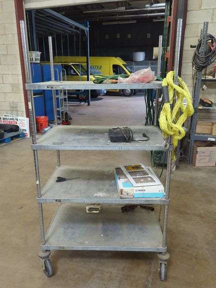 3 ft x 2 Ft x 5.5 ft Metro Rolling Cart - Contents Not included
