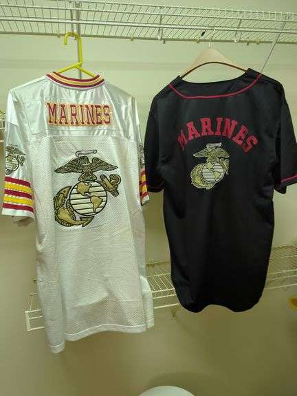 (2) US Marines Sports Jerseys - Size L