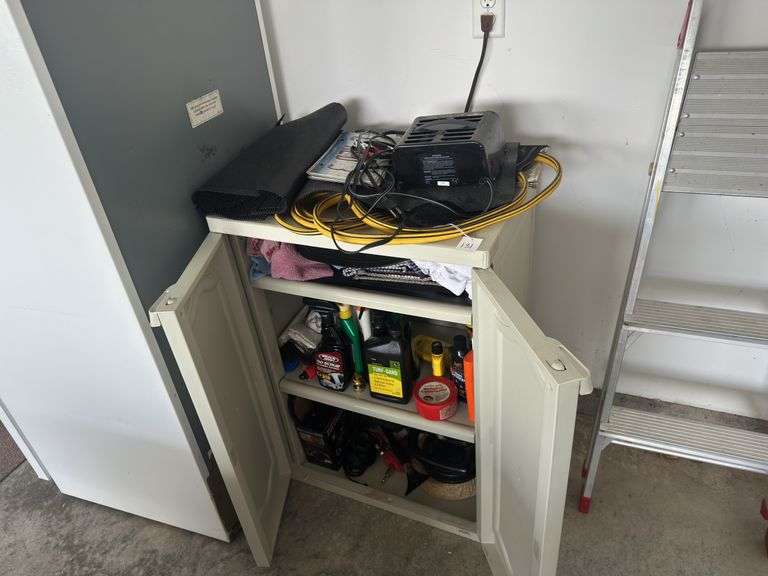 Garden Cabinet + Contents
