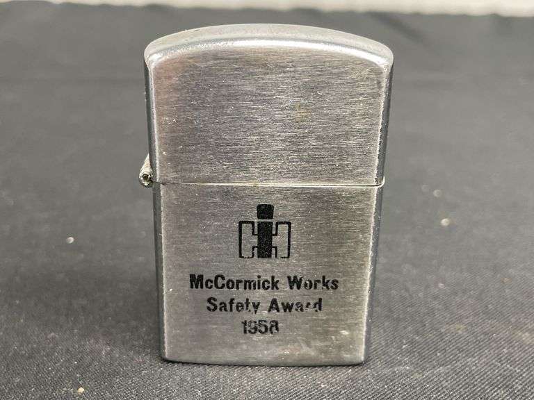 1958 IH McCormick Works Safety Award Lighter image