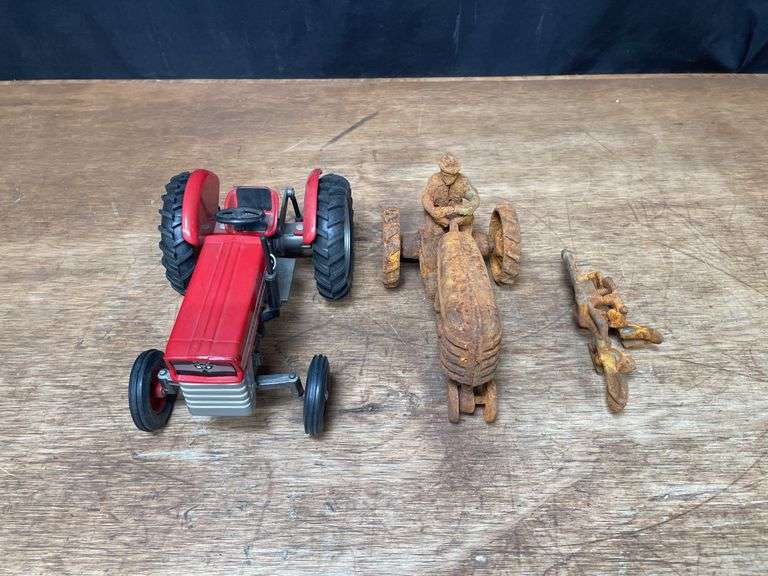 (3) Massey Tractors + Plow