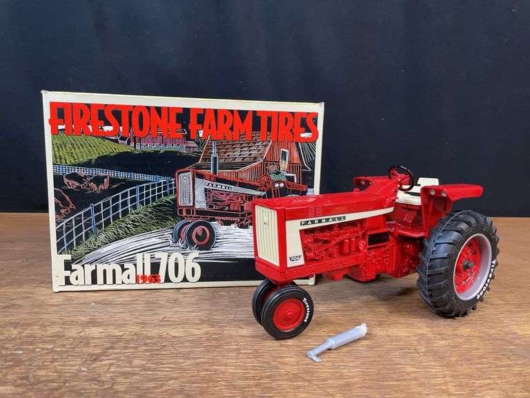 1/16 Farmall 706 Firestone NIB Ertl image