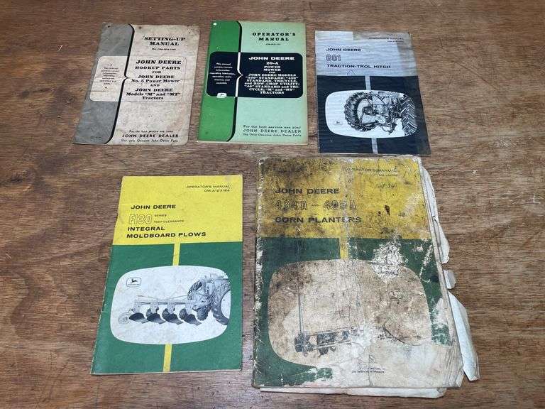 (5) John Deere Manuals image