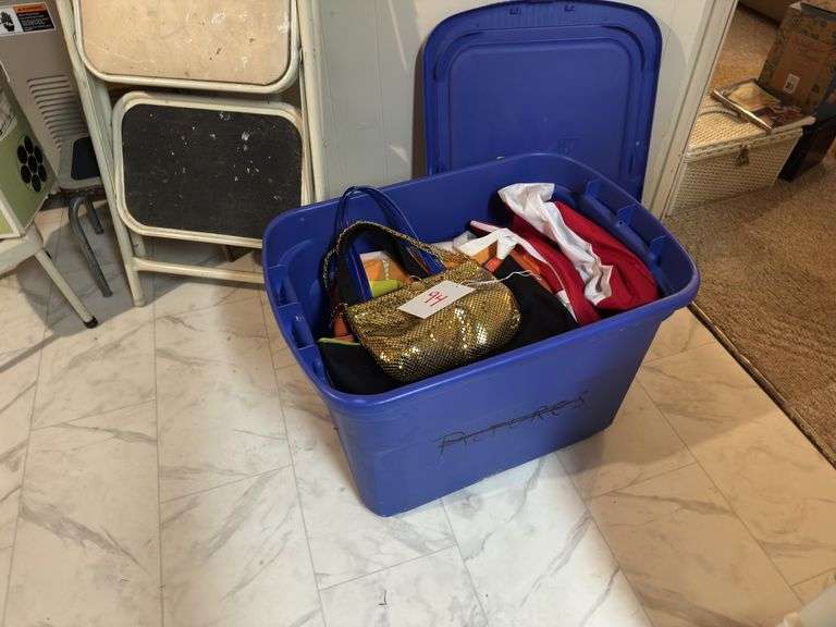 Tub full of Decorative Bags
