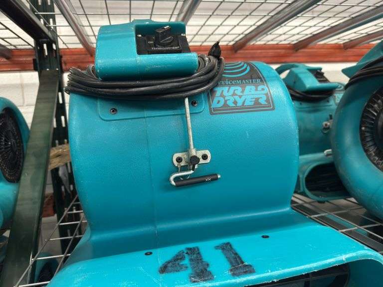 (2) Service Master Turbo Dryers