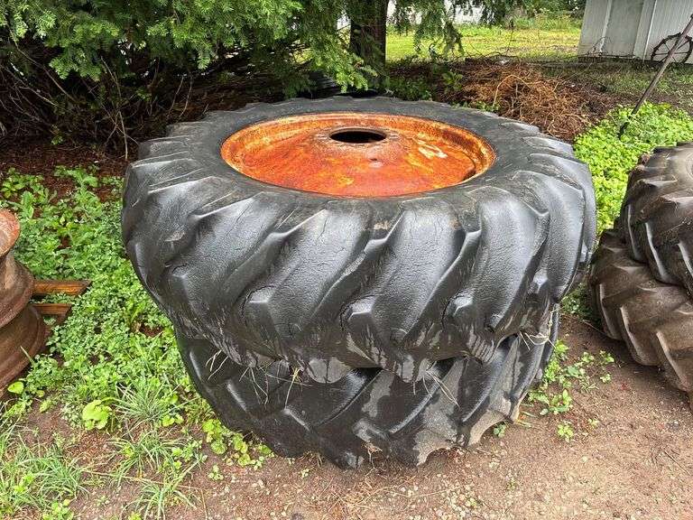 (2) 18.4-34 Tires and Wheels image